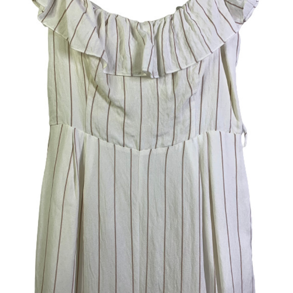 ASTR THE LABEL White Stripe Keeley Jumpsuit - Picture 6 of 15